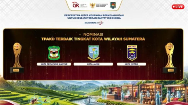 TPAKD Award 2026, Kota Jambi Diakui atas Upaya Perluasan Akses Keuangan Masyarakat
